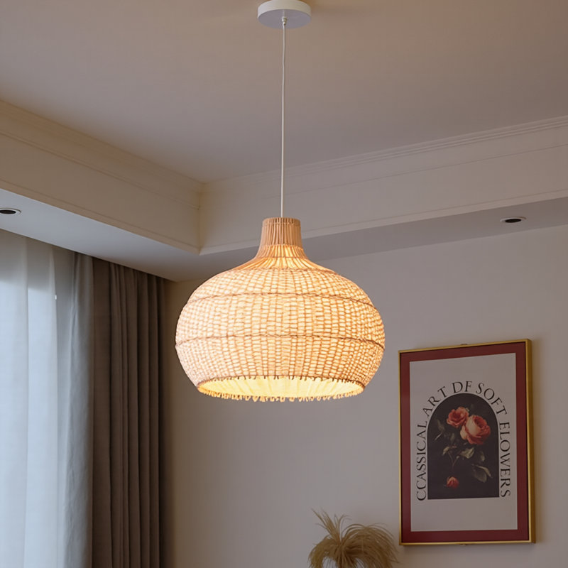 Alisija 1 - Light White Dome Pendant, 15.74'' H x 15.74'' W x 15.74'' D