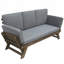 Chaise longue d'extérieur réglable avec coussins-975869694