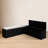 L-shape Storage Bench With Cushioned Seating, For Dining Room, Kitchen, Entryway-1329092072