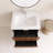 24 Inches Wall-Mounted Bathroom Vanity Set With Ceramic Integrated Top-289760012