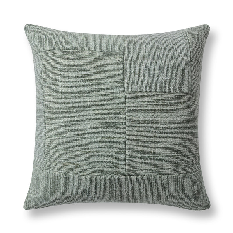 Moksha Linen Blend Throw Pillow, Dry Sage