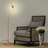 Fredez 62.2'' Rose Gold Task Floor Lamp