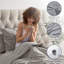 Ensemble d'édredon plissé avec draps Bed-in-a-Bag-103134071-103134072