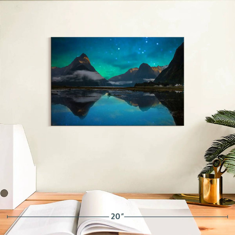 Nicci Milford Sound Night Reflection, H 8 po x l 12 po