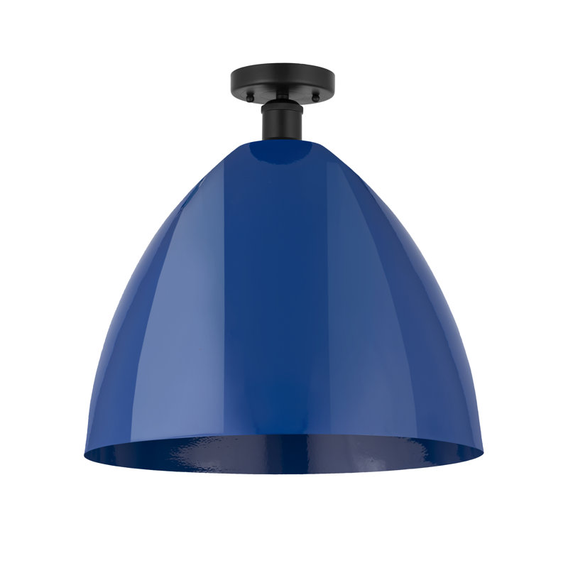 Semi encastrement, Noir mat, Bleu