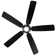 Mykonos 5 - Blade Smart Ceiling Fan with Remote Control and LED Light Kit Included, Works With Alexa and iOS / Android App