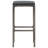 Wildon Home® 7 Piece Patio Bar Set Gray Solid Wood Acacia And Poly Rattan-146899654-146899649