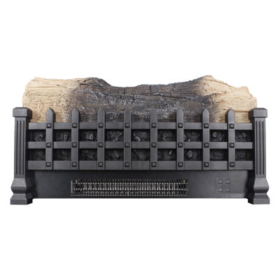 20 Inch Electric Fireplace Insert, Heater For Indoor Use, /Ul , 1400W Heat, 5000 'S, 400 Sq. Ft. Heating Area, Realistic Flame Effect, 4 Adjustable Brightness, 1 - 9 Hours Timing, 11 Temperature