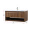Ensemble de meuble-lavabo mural simple 40 po Kasper-1507883263