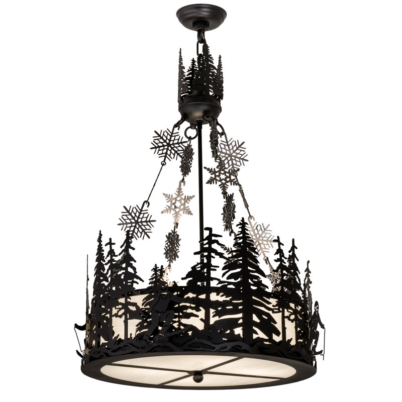 Lustre tambour 4 lumières Belle Haven