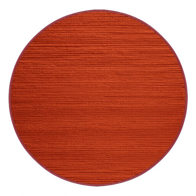 Machine Washable Solid Red Area Rug