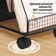 Sleek Compact Iron Storage Cart - Rolling Under-Desk Bookshelf With Easy Assembly And Painted Finish For Home & Office