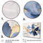 Hibiscus bleu et blanc, fleurs d'harmonie tropicale I - art mural floral-74751214-126874636