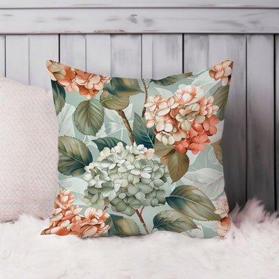 Floral Hydrangea Flowers II Asian