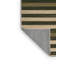 Tapis brun à rayures horizontales lavable à la machine-798093659