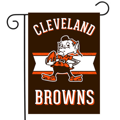 Retro Cleveland Browns Licensed NFL Garden Flag