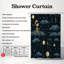 Rideau de douche Jolly Night - Premium-17893608