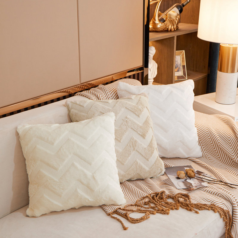 Housse de coussin 18 po, Beige