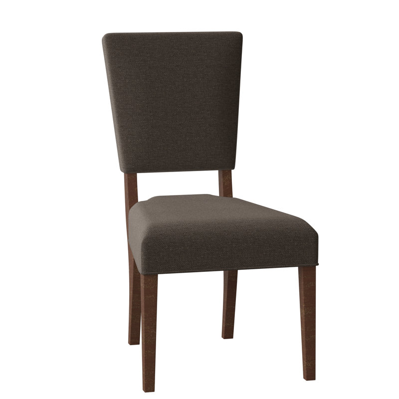 Libby Langdon Upholstered Side Chair, Walnut, Indigo (8789 90)