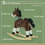 Cheval à cheval avec sons réalistes, cheval à bascule