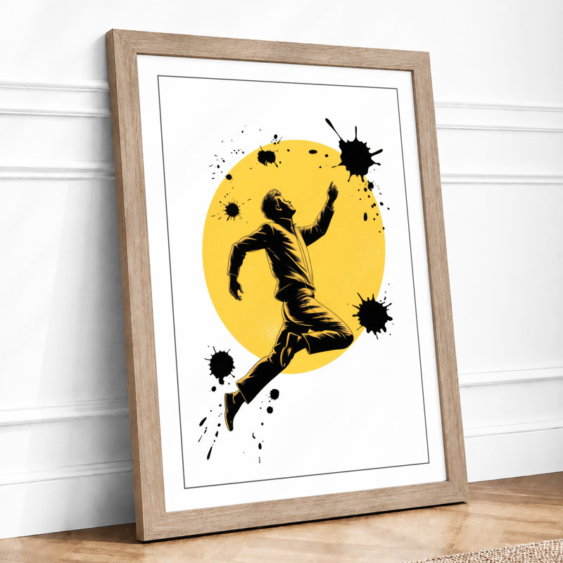 Martial Arts Energy Street Art - Print, Oak, A4 - 29.7 x 21.0 cm