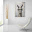 «Llama with Glasses» par Svetlana Aleynikova, art mural en verre acrylique-1075383731