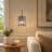 Quitman 4.7" W 1-Light Dimmable Single Pendant with Glass Shade