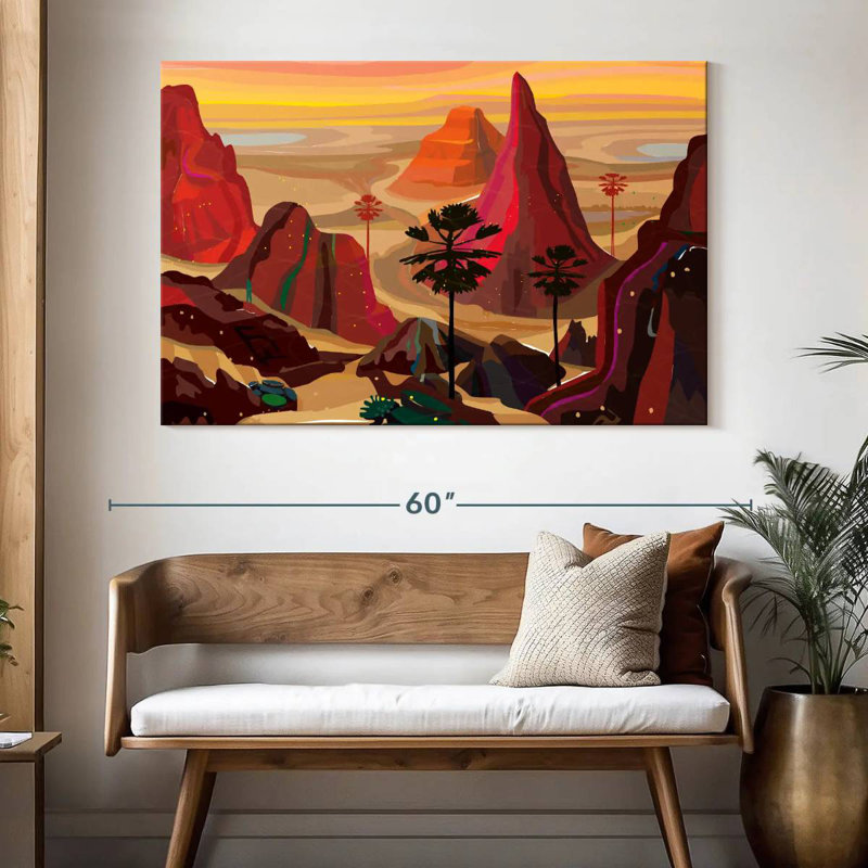 Paysage Alvord, H 34 po x l 51 po