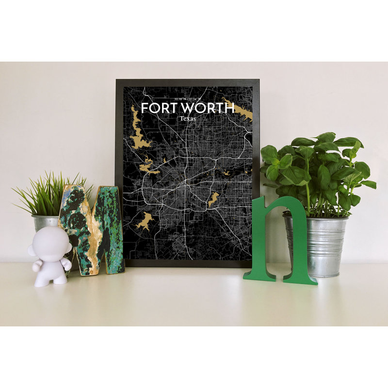 Fort Worth 1 Piece Wall Art, 50.8cm H x 40.6cm W x 0.13cm D