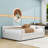 Naoyuki Full Size Linen Daybed with 2 Drawers-1043249906