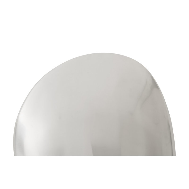 River Stone Wall Décor, 9" H x 13" W x 16" D, Silver