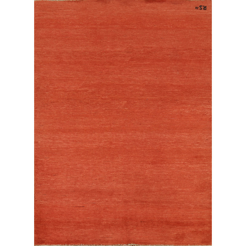 Modern Wool Gabbeh Oriental Rug 5x7