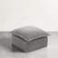 31.8cm Wide Square Solid Colour Ottoman-1964077017