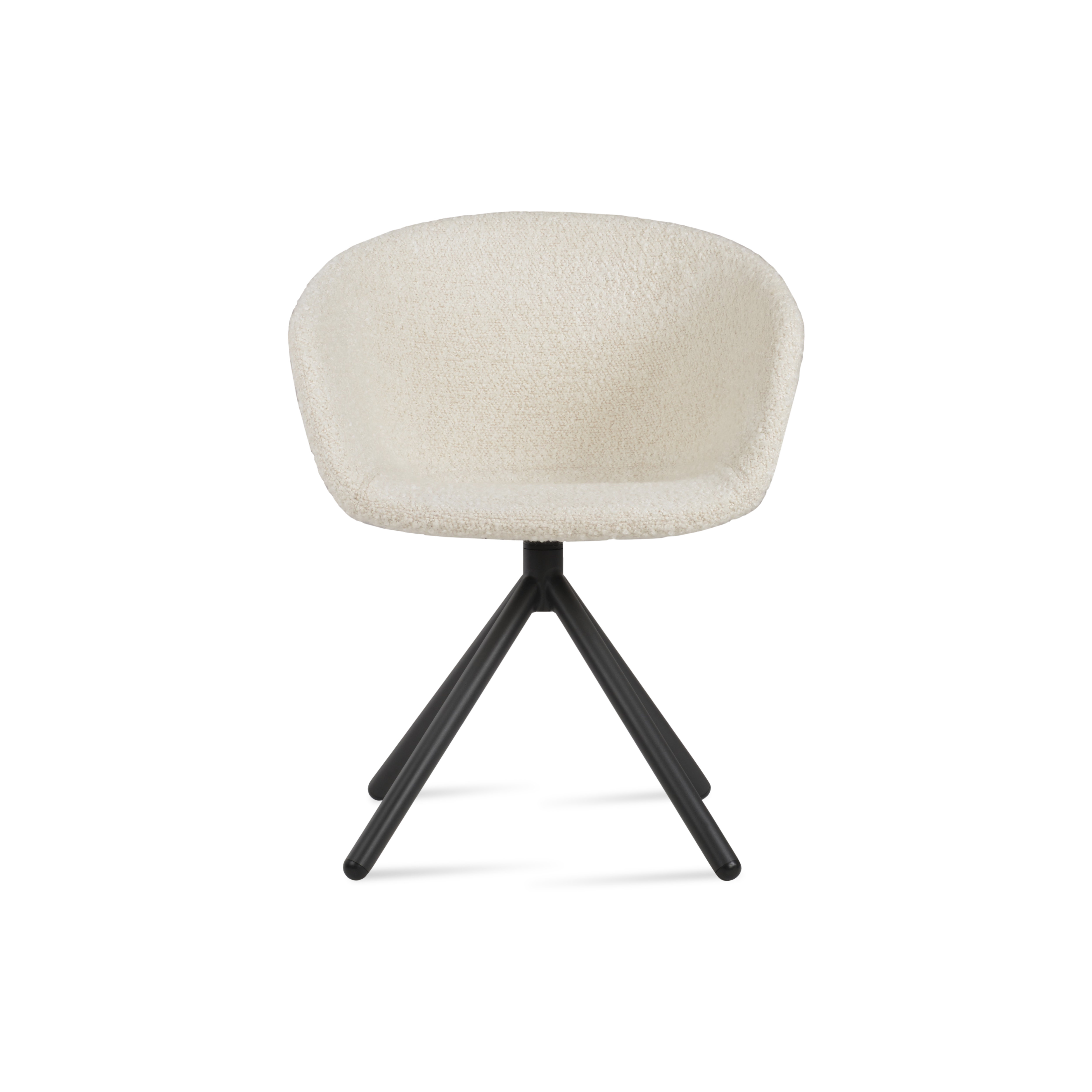 Martha Stewart Office Chair Martha Stewart Clara Swivel Office Chair -  Double Cushioned Task Chair With Brass Frame In Off White Boucle Boucle  Desk Chair, image size:5000x5000