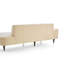 Chaise simple et moderne au design incurvé