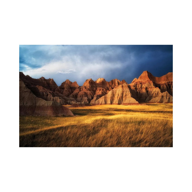 Badlands by Dennis Frates - Wrapped Canvas Gallery-Wrapped Canvas Giclée, 30.48 cm H x 45.72 cm W