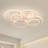 Deontee Joandri 6 - Light 31.5'' Unique Acrylic Led Flush Mount Ceiling Light (Set Of 2)