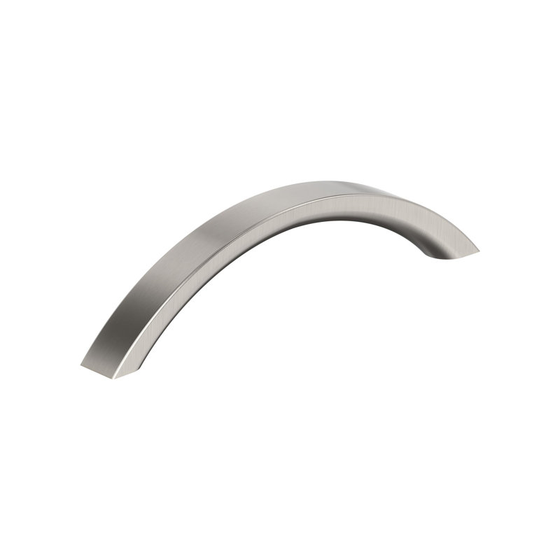 Parabolic 5-1/16 inch (128mm) Center-to-Center Satin Nickel Cabinet Pull - 10 Pack, 5 1/16", Satin Nickel