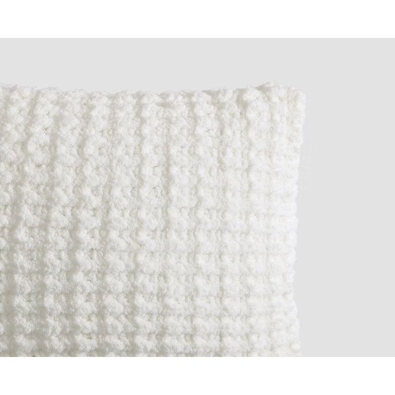 Waffle Mini Lumbar Pillow Cover & Insert