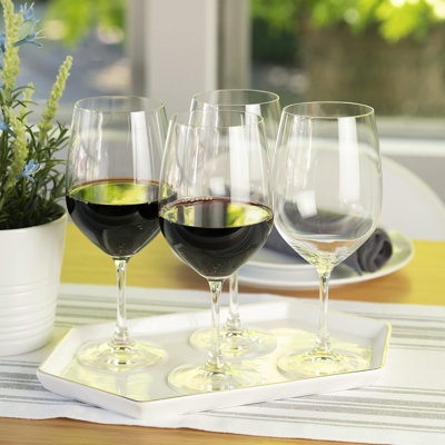 Spiegelau Pack of 4 Vino Grande Bordeaux Wine Glasses, Dishwasher Safe - Clear