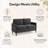 Redi Upholstered 56.3'' Loveseat-1937959549