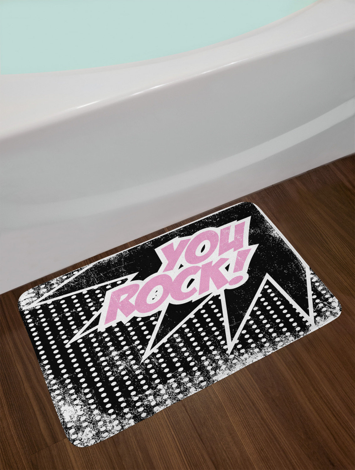 Rocks Spa Rug East Urban Home You Rock Bath Rug | Wayfair