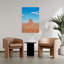 Monument Valley Abstract Contemporary Landscape Mountain Wall Art Print 1 Piece Wrapped Canvas Wall Art-541366421