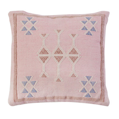 Square Cotton Pillow Cover and Insert