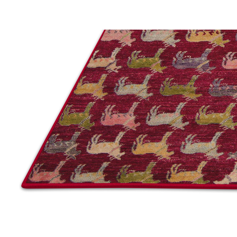 Abstract Indoor Rug, Rectangle 7' x 9'