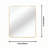 30 "x36" Rectangular Bathroom Wall Mirror-138645425