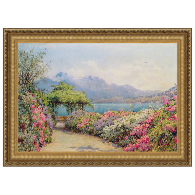 " Lake Como from the Villa " Oil Print