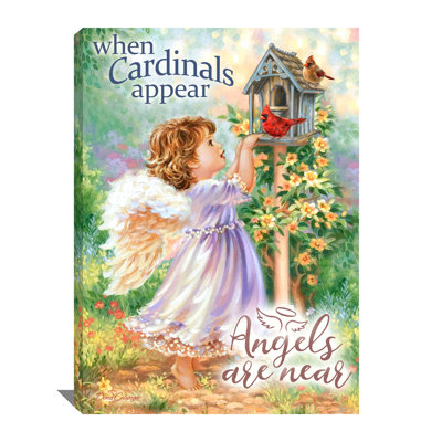 Angels Are Near Canvas Wall Art