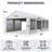 13 ft. W x 26 ft. D Outdoor Galvanized Steel Party Tent - Heavy Duty White Tent with 4 Sandbags for Wedding-120342540