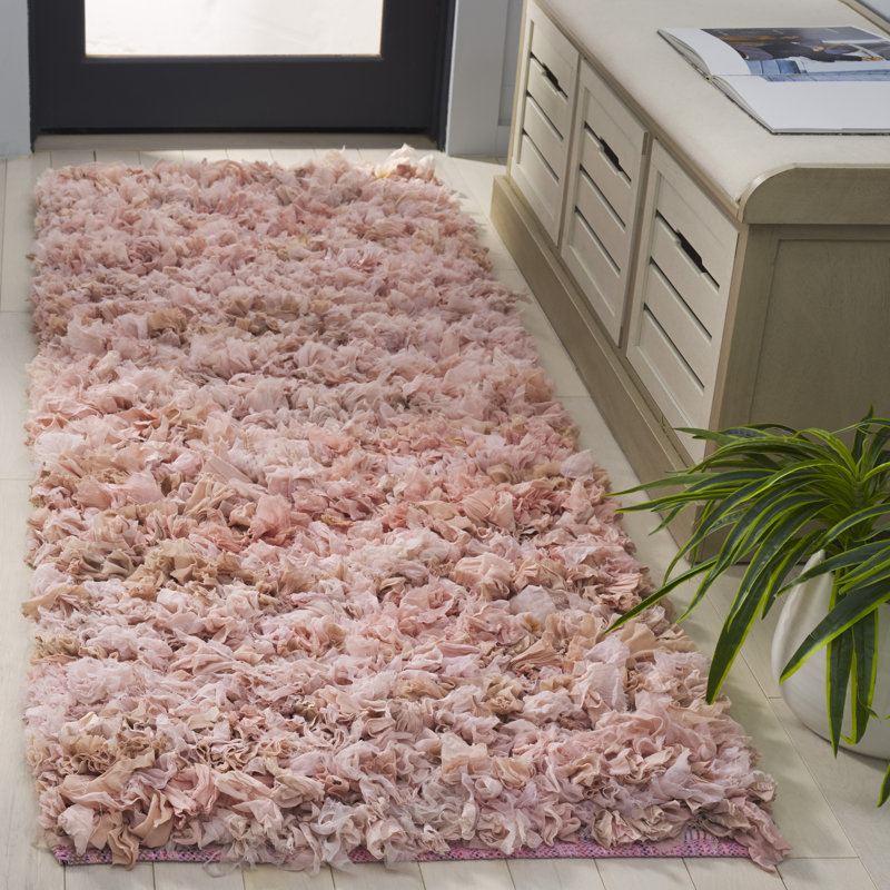 Adalberta Shag Hand Loomed Performance Rug, Runner 2'3" x 6'